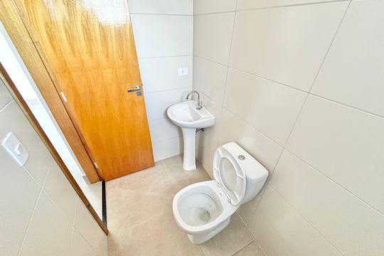 Banheiro de apartamento para alugar com 2 quartos, 44m² em Vila Guilherme, São Paulo