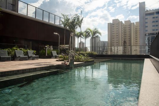 Área comum - Piscina de kitnet/studio à venda com 1 quarto, 27m² em Vila Clementino, São Paulo