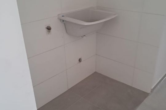 Área de serviço de apartamento à venda com 2 quartos, 52m² em Nova Gerti, São Caetano do Sul