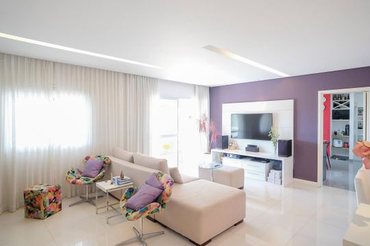 Sala de apartamento à venda com 3 quartos, 143m² em Santa Maria, São Caetano do Sul