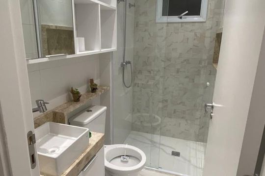 Banheiro de apartamento à venda com 2 quartos, 60m² em Tucuruvi, São Paulo