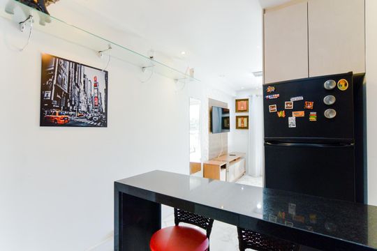 Cozinha de apartamento para alugar com 1 quarto, 37m² em Centro, Guarulhos