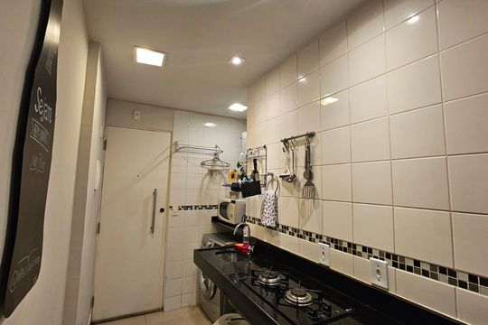 Área de Serviço de kitnet/studio à venda com 1 quarto, 33m² em Copacabana, Rio de Janeiro