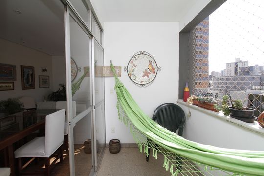 Varanda da Sala de apartamento à venda com 3 quartos, 107m² em Coracao de Jesus, Belo Horizonte