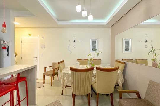 Sala de Jantar de apartamento para alugar com 3 quartos, 70m² em Areias, São José