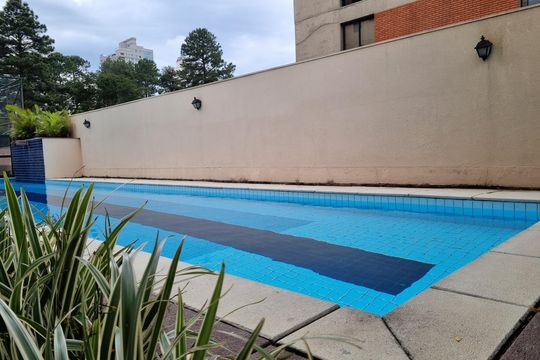 Área externa de apartamento para alugar com 3 quartos, 94m² em Alphaville Industrial, Barueri