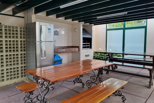 Área externa de apartamento para alugar com 3 quartos, 94m² em Alphaville Industrial, Barueri