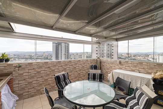 Varanda Gourmet de apartamento para alugar com 3 quartos, 130m² em Vila Santana, São Paulo