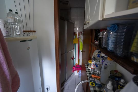 Área de Serviço de apartamento à venda com 3 quartos, 137m² em Petrópolis, Porto Alegre