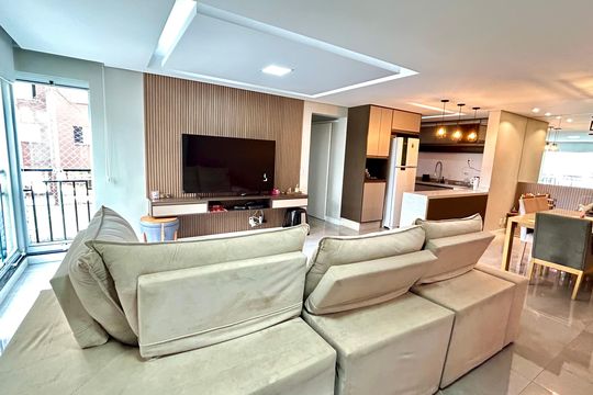Sala de apartamento à venda com 2 quartos, 82m² em Centro, Guarulhos