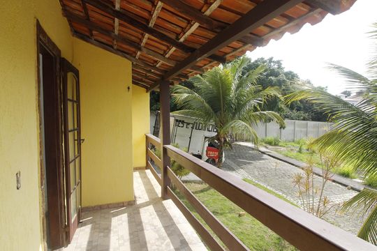 Varanda da Sala de casa de condomínio para alugar com 3 quartos, 100m² em Jacaré, Cabo Frio