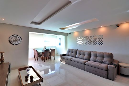 Sala  de apartamento à venda com 2 quartos, 84m² em Rudge Ramos, São Bernardo do Campo