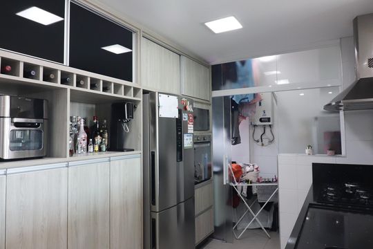 Cozinha e Área de Serviço de apartamento à venda com 2 quartos, 84m² em Rudge Ramos, São Bernardo do Campo