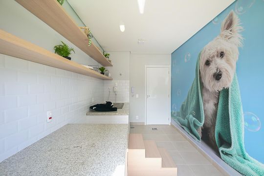 Espaço Pet de apartamento à venda com 2 quartos, 44m² em Vila Andrade, São Paulo