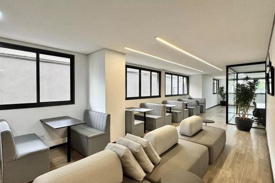 Área comum de kitnet/studio para alugar com 1 quarto, 27m² em Vila Anglo Brasileira, São Paulo