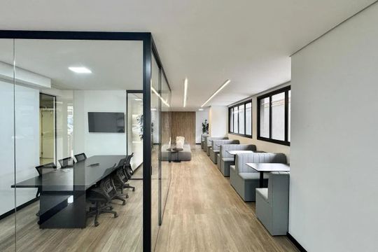Área comum de kitnet/studio para alugar com 1 quarto, 27m² em Vila Anglo Brasileira, São Paulo