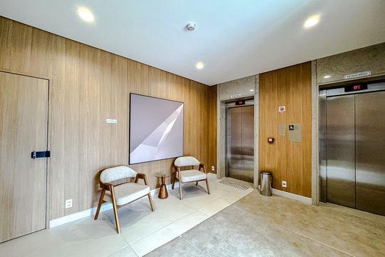 Área comum de kitnet/studio para alugar com 1 quarto, 26m² em Alto da Mooca, São Paulo