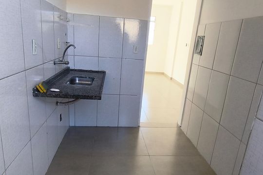 Cozinha de apartamento para alugar com 3 quartos, 59m² em Copacabana, Belo Horizonte