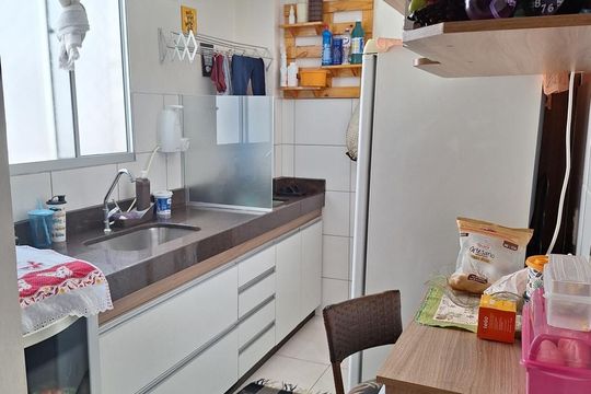 Cozinha de apartamento para alugar com 2 quartos, 47m² em Niterói, Betim