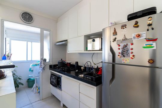 Cozinha de apartamento à venda com 2 quartos, 60m² em Vila Aurora (zona Norte), São Paulo