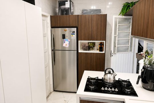 Cozinha de apartamento para alugar com 3 quartos, 75m² em Partenon, Porto Alegre