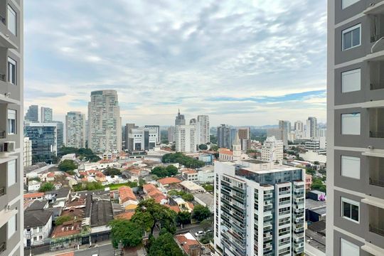 Vista da Varanda de kitnet/studio para alugar com 1 quarto, 25m² em Pinheiros, São Paulo