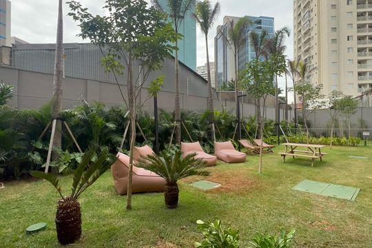 Área comum de kitnet/studio para alugar com 1 quarto, 25m² em Pinheiros, São Paulo