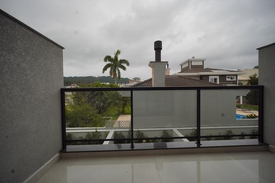 Varanda da Suíte 1 de casa para alugar com 3 quartos, 197m² em Cachoeira do Bom Jesus, Florianópolis