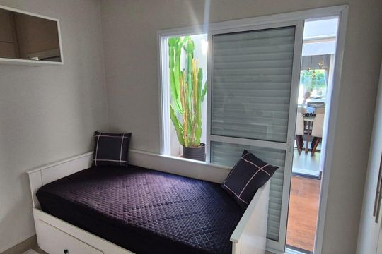 Quarto de casa de condomínio à venda com 3 quartos, 200m² em Residencial Santa Maria, Valinhos