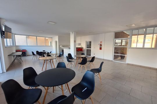 Área comum - Salão de festas de apartamento à venda com 2 quartos, 60m² em Campestre, Santo André