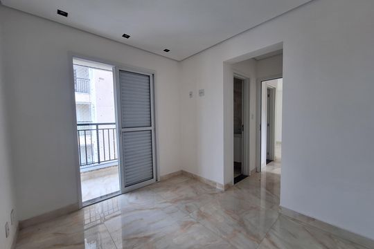 Suíte de apartamento à venda com 2 quartos, 60m² em Campestre, Santo André
