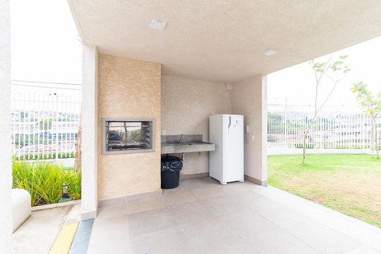 Área comum - Churrasqueira de apartamento para alugar com 2 quartos, 36m² em Jardim Soares, São Paulo