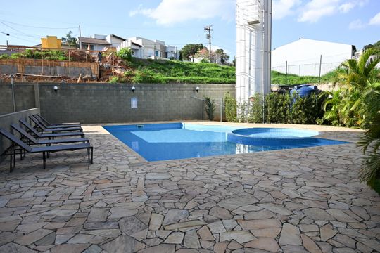 Área comum - Piscina de apartamento à venda com 3 quartos, 68m² em Horto Santo Antonio, Jundiaí
