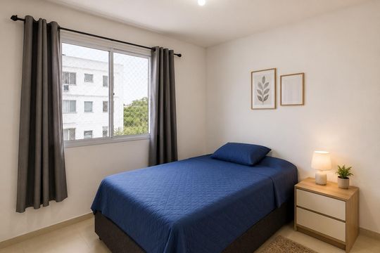 Quarto 1 de apartamento para alugar com 2 quartos, 40m² em São José, Canoas