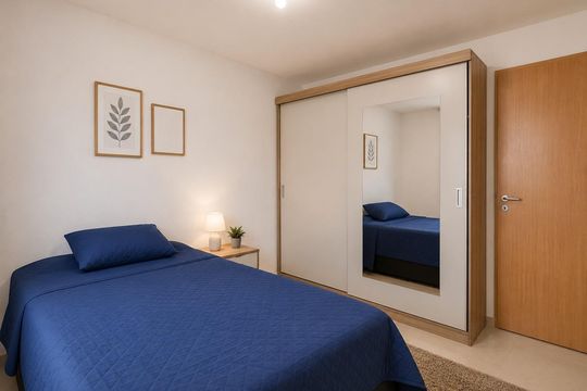 Quarto 1 de apartamento para alugar com 2 quartos, 40m² em São José, Canoas