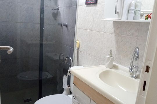Banheiro de apartamento para alugar com 3 quartos, 164m² em Campinho, Rio de Janeiro