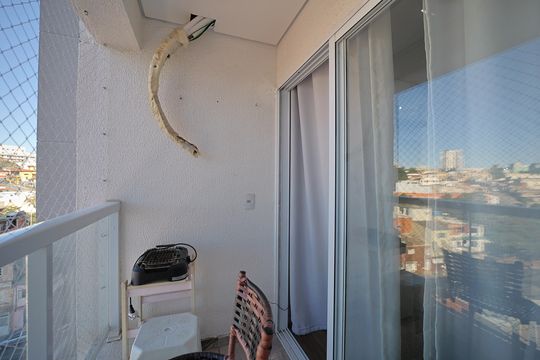 Varanda de apartamento à venda com 2 quartos, 51m² em Vila Sao Francisco, São Paulo
