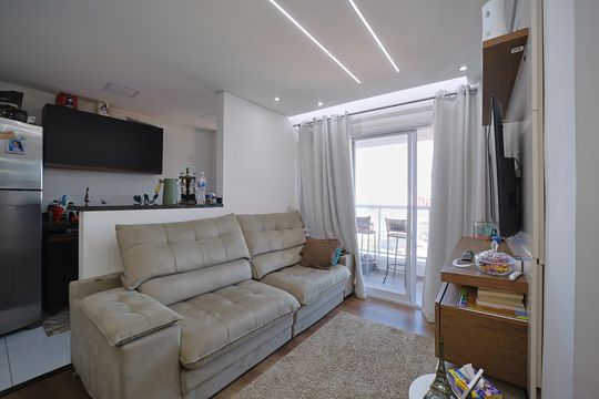 Sala de apartamento à venda com 2 quartos, 51m² em Vila Sao Francisco, São Paulo