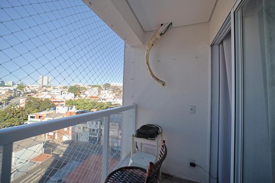 Varanda de apartamento à venda com 2 quartos, 51m² em Vila Sao Francisco, São Paulo
