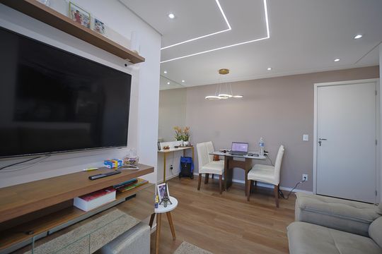 Sala de apartamento à venda com 2 quartos, 51m² em Vila Sao Francisco, São Paulo