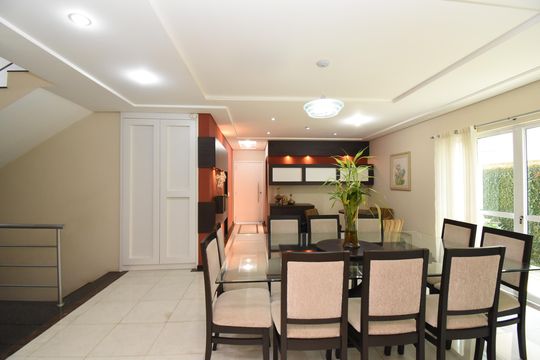 Sala de Jantar de casa de condomínio à venda com 4 quartos, 346m² em Pilarzinho, Curitiba