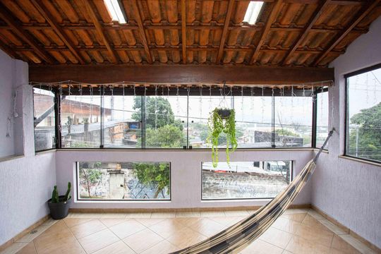 Varanda da Sala de casa à venda com 4 quartos, 130m² em Casa Grande, Diadema