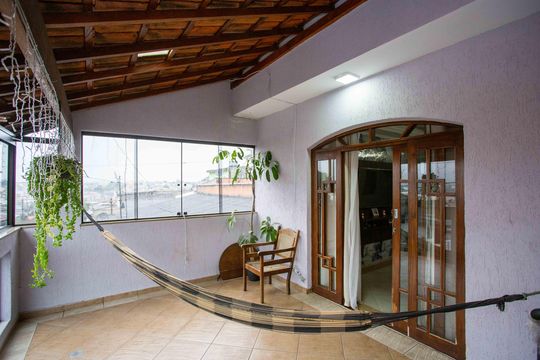 Varanda da Sala de casa à venda com 4 quartos, 130m² em Casa Grande, Diadema