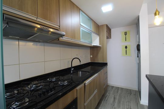 Cozinha de apartamento à venda com 2 quartos, 61m² em Jacarepaguá, Rio de Janeiro