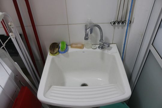 Cozinha de apartamento à venda com 3 quartos, 68m² em Bom Retiro, São Paulo