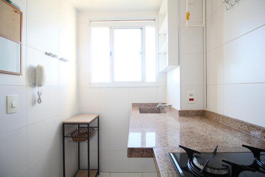 Área de Serviço de apartamento para alugar com 2 quartos, 40m² em Jardim Taboao, São Paulo