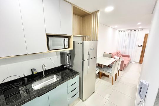 Cozinha de apartamento para alugar com 2 quartos, 40m² em Santana, São Paulo