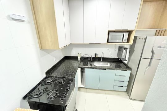Cozinha de apartamento para alugar com 2 quartos, 40m² em Santana, São Paulo
