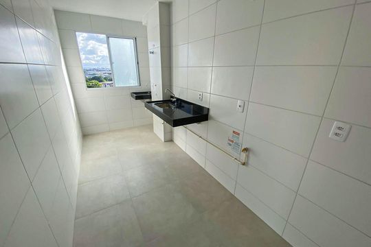 Cozinha de apartamento para alugar com 1 quarto, 45m² em Pau Miúdo, Salvador