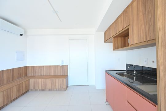 Cozinha de kitnet/studio à venda com 1 quarto, 47m² em Vila Clementino, São Paulo